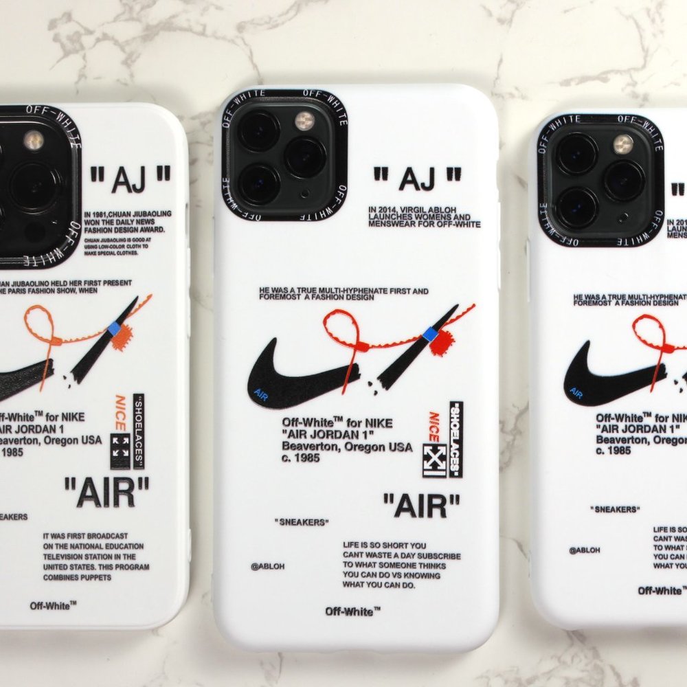 White iPhone 11/12/13/Pro/Pro Max and AirPods Gen 1/2/Pro/3/Pro 2nd Cases Set - Picture 2 of 6